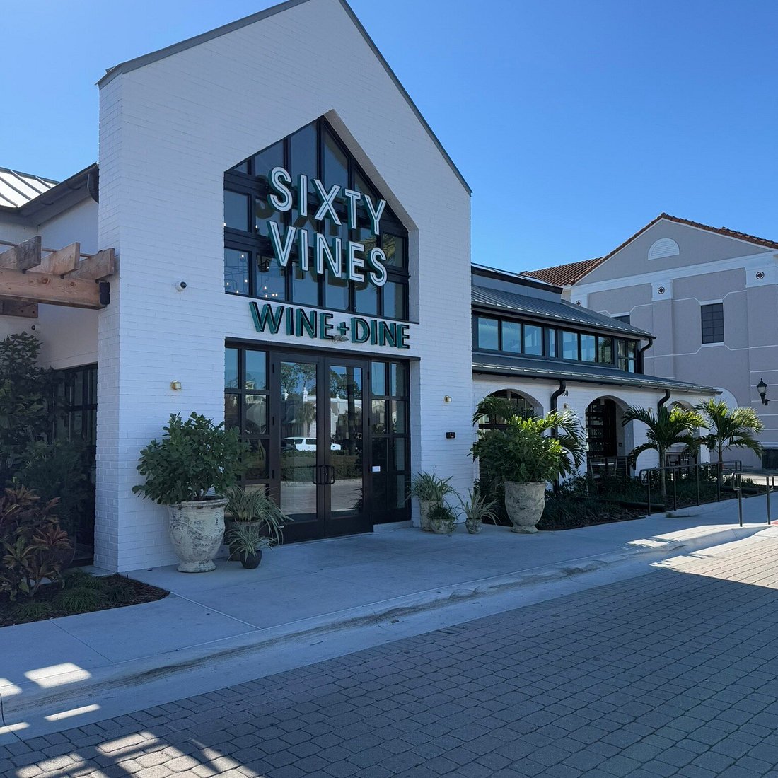 The Sixty Vines Wine + Dine entrance, where the Book Fetish Momma gathered for August brunch